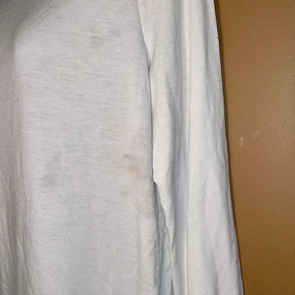 Women’s essential white basic long sleeve crew t-shirt in good used condition - Picture 2 of 8